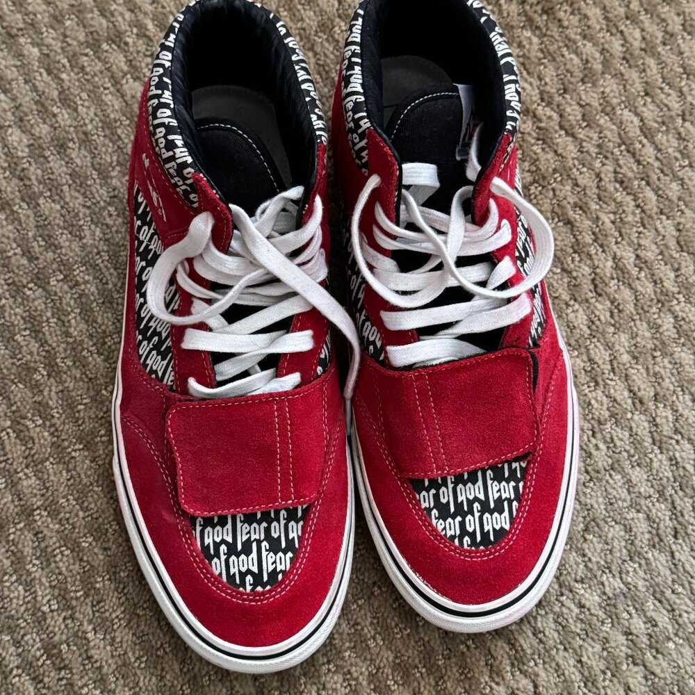 FOG (Fear of God) x Vans Mountain Edition Red SIZE 10.5